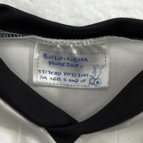 Build-a- Bear Soccer Outfit 2 Pieces Shorts & Jersey #7 B & W Plush Bear Outfit - Picture 10 of 10